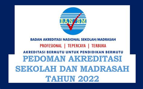 Pedoman Akreditasi Sekolah Madrasah 2022 MayFile