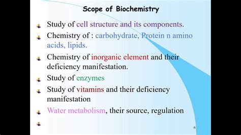 Introduction To Biochemistry Youtube