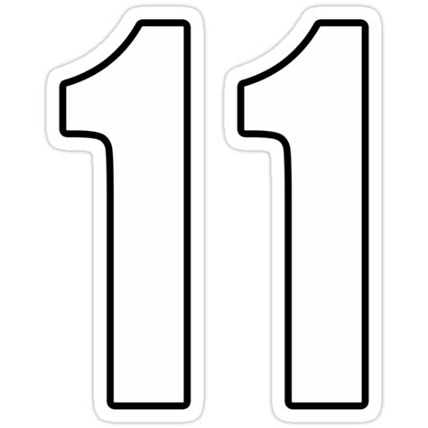 Football Soccer 11 Eleven Number Eleven Eleventh Team Number