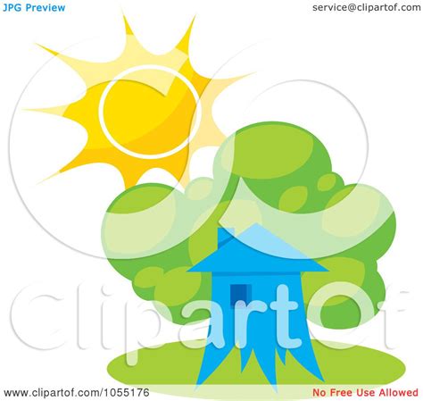 Royalty Free Vector Clip Art Illustration Of A Tree House