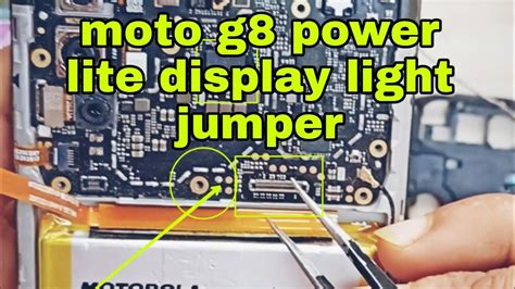 moto g8 power lite display light solution youtube