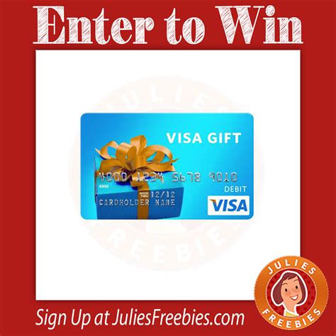 Win A 500 Visa T Card Julies Freebies