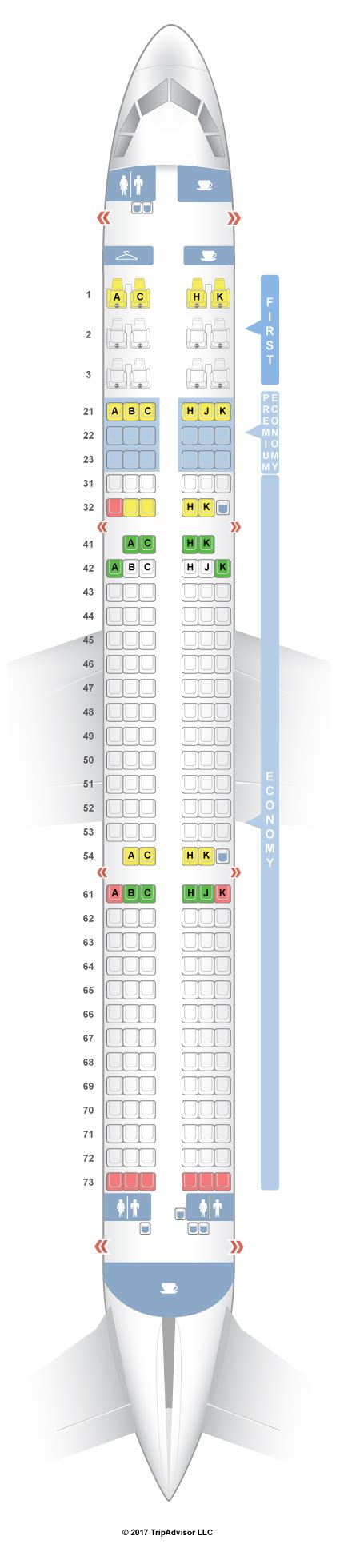 Philippine Airlines Seat Map