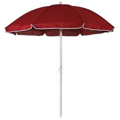Sunnydaze Decor 5 Foot Outdoor Beach Umbrella With Tilt Function