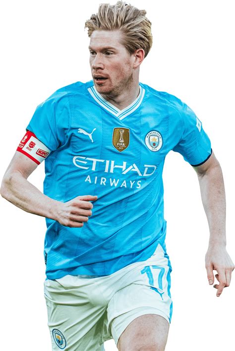 Kevin De Bruyne Manchester City Football Render Footyrenders