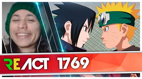 React 1769 Naruto Vs Sasuke 2 Duelo De Titãs 7 Minutoz Youtube