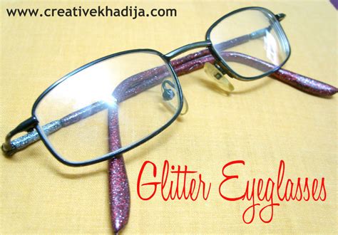 Diy Glitter Eyeglasses · How To Make A Pair Of Spectacles · Home Diy On Cut Out Keep