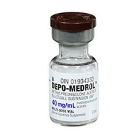 Depo Medrol Injection Methylprednisolone Mg Ml Mg At Rs Vial In Nagpur