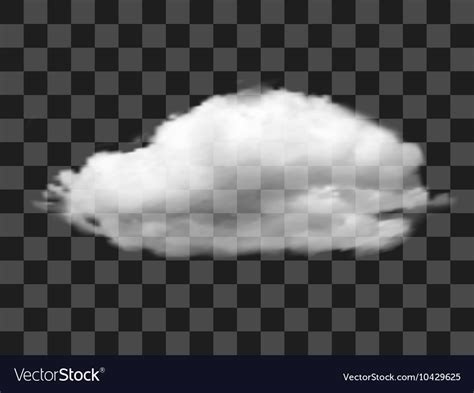Realistic Cloud Royalty Free Vector Image Vectorstock