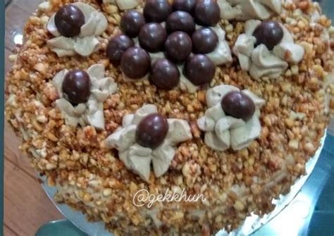 Resep Nougat Mocca Cake Oleh Gek Khun Gk Cookpad