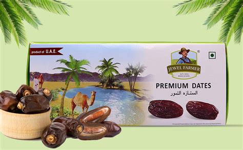 Jewel Farmer Premium Dates With Dietary Fiber And Protein Pack Of