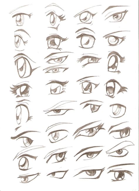 Sketch Book Desenhando Mangá Olhos Como Dibujar Ojos Anime