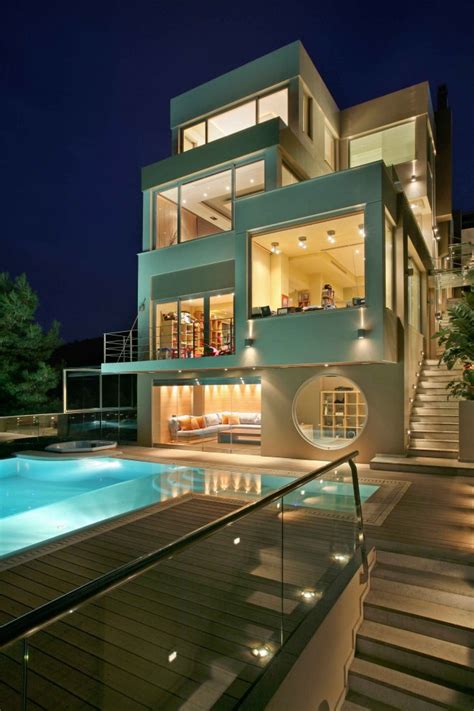 Beautiful Modern Villa Greece Most Beautiful Houses In The World