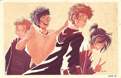 Marauders Harry Potter Fan Art Wallpaper