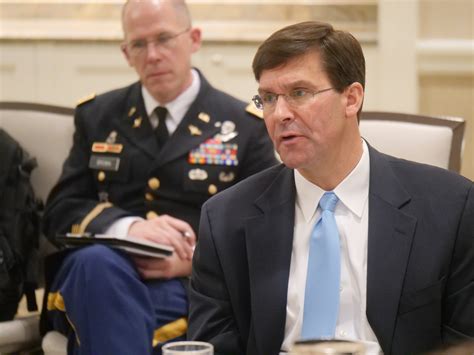 Dr Mark T Esper Secretary Of The Us Army