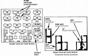 1991 Chevy Truck Fuse Panel Diagram