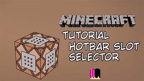 How To Make An Hotbar Slot Selector Machine Minecraft Command Block