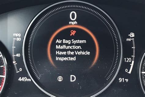 What Does It Mean When Your Service Airbag Light Comes On While Driving