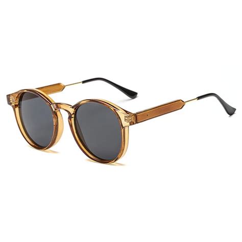 Yooske Brand Round Sunglasses Men Women Unisex Retro Vintage Design