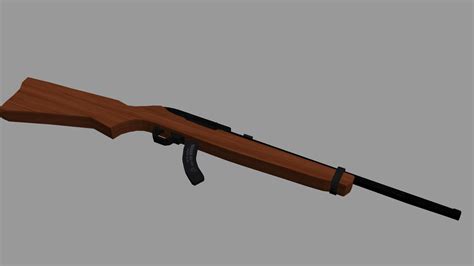 Free Ready Ruger 10 22 3d Model