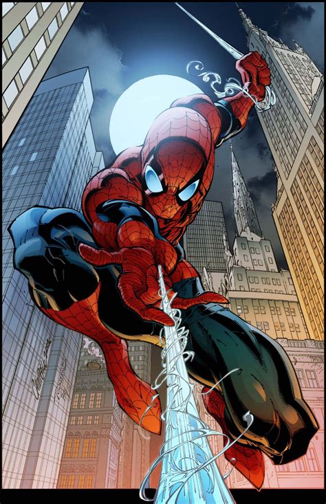Spider Man Cover 7 By Timtownsend Colored Spiderman Artwork