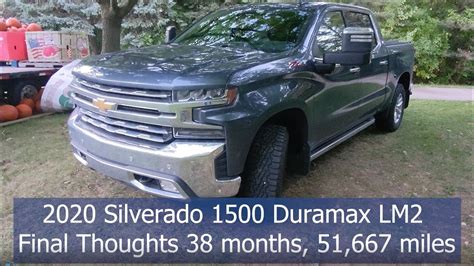 2020 Silverado 1500 Duramax Lm2 Final Thoughts Youtube