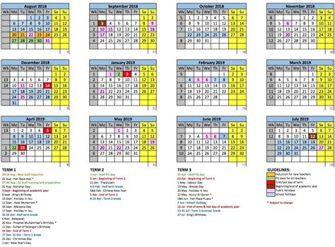 These are the official public holiday dates in malaysia for the year 2020. 2020 International School Holidays Malaysia | Calendar ...