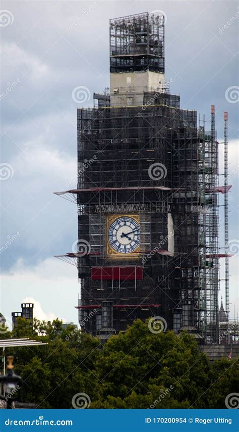 Big Ben Under Repair Editorial Stock Image Image Of Great