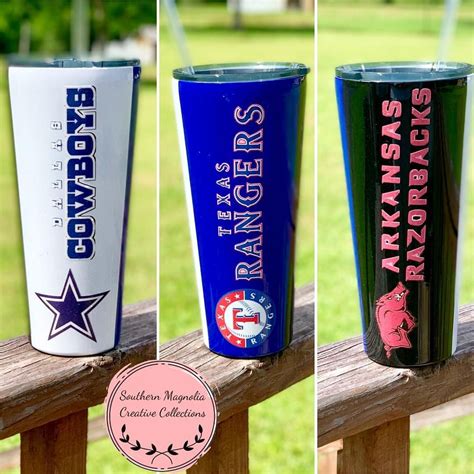 Three different teams, Three different colors & Three different logos all on one cup. This is a 