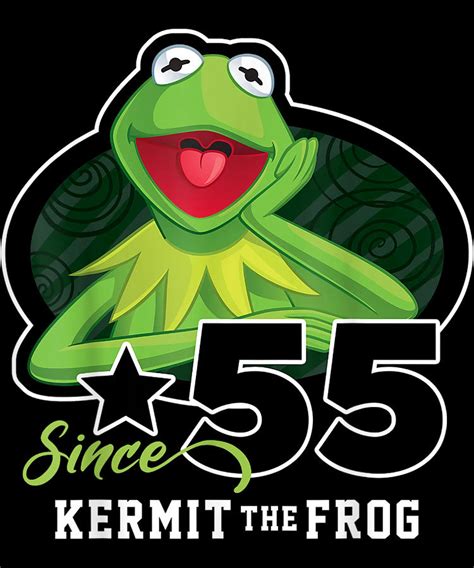 The Muppets Kermit The Frog Since 55 Portrait Painting By Marshall