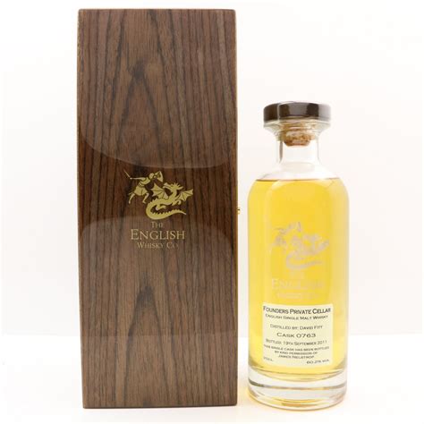 English Whisky Co 2008 Founders Private Cellar Cask 0763 The 114th