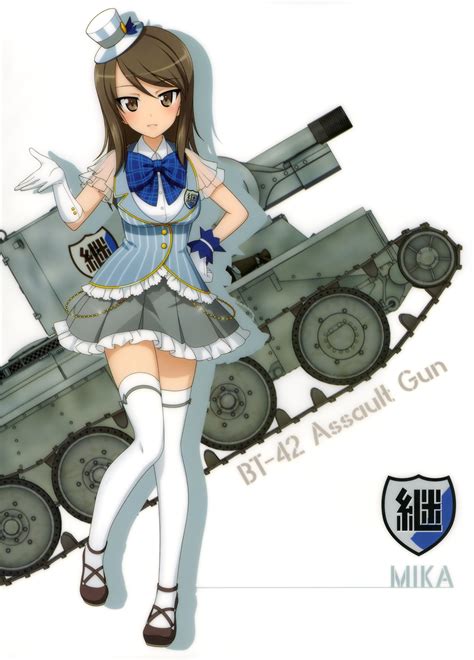 Nishi Kinuyo Katyusha Mika Girls Und Panzer Anchovy Maho