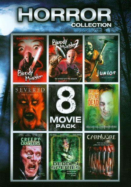 Horror Collection 8 Movie Pack 2 Discs Dvd Best Buy