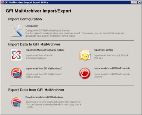 I have a computer and i have instal windows xp. Exchange Server Archiving: Review of GFI MailArchiver