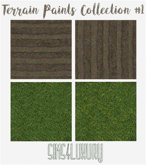 Terrain Paint Collection 1 At Sims4 Luxury Sims 4 Updates