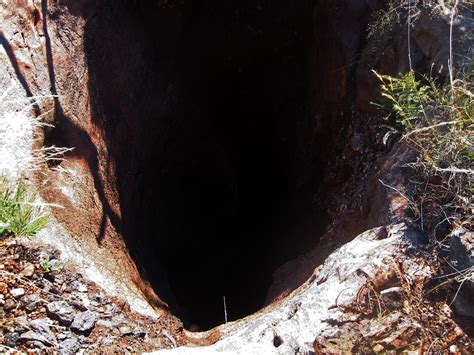 Gaping Hole Deep Into The Earth Free Stock Photo Public Domain Pictures