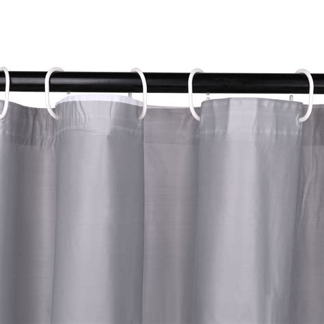 Shower Curtain Waterproof Mould Proof Bathroom Curtains With Hooks