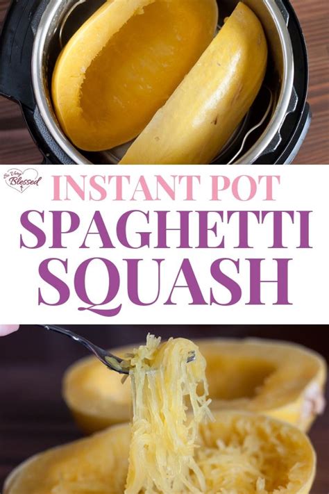 Instant Pot Spaghetti Squash Recipe Vegetable Dishes Easy