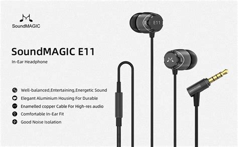 Soundmagic E11 Wired Earbuds No Microphone Hifi Stereo