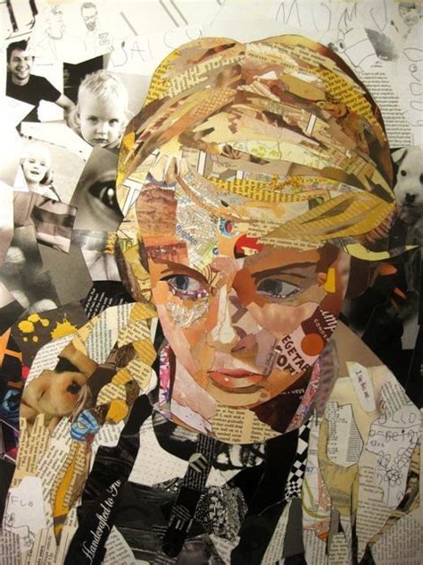 collage art recycled magazine collage art by patrick bremer vm designblog global collage