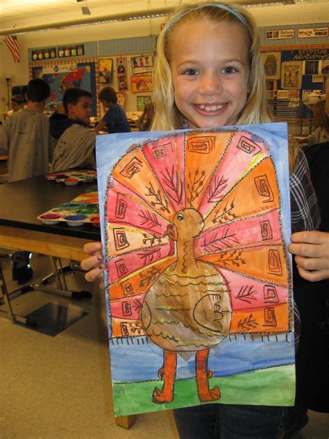 Jamestown Elementary Art Blog 2nd Grade Thanksgiving Art Projects