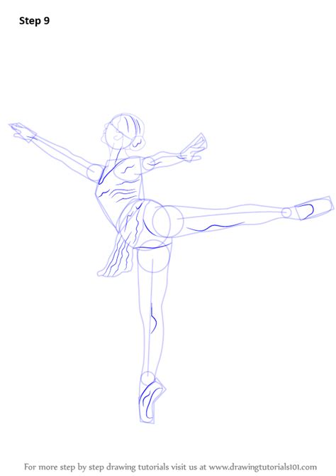 Learn How To Draw A Ballet Dancer Ballet Step By Step Drawing Tutorials