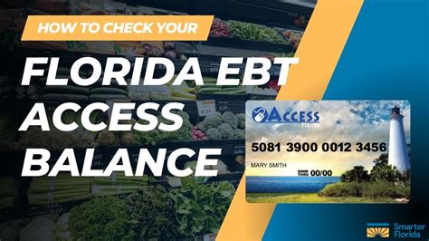 How To Check Your Florida Ebt Balance Instructions Youtube