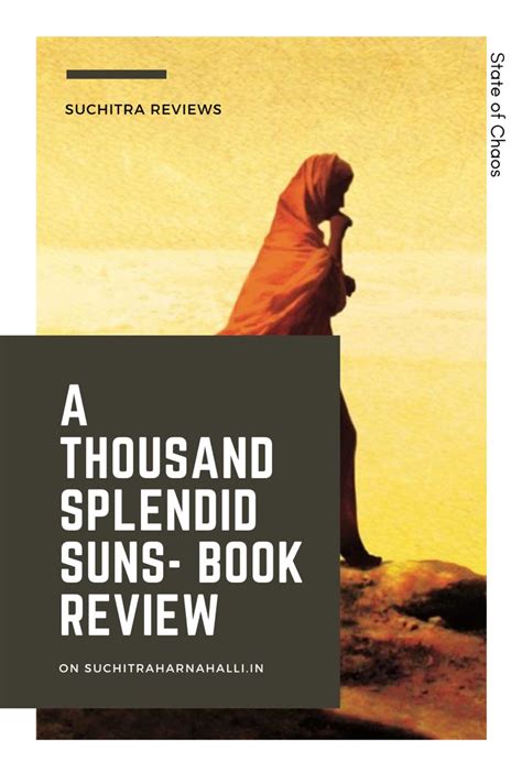 A Thousand Splendid Suns Book Review Book Review Books Reading Recommendations