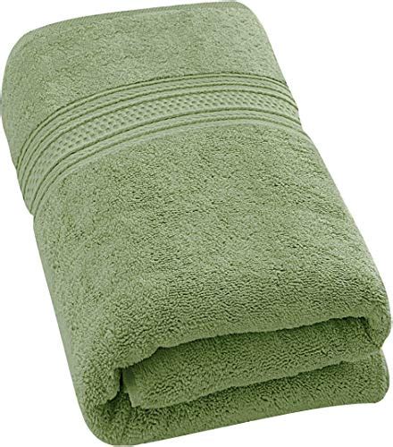 Utopia Towels 700 Gsm Premium Cotton Bath Towel Sage Green 27 X 54