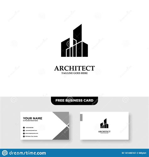 Architecture Company Construction Architect Vector Logo Template