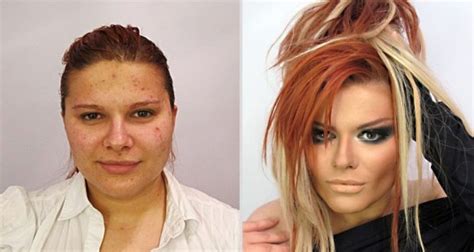21 Mind Blowing Makeup Transformations Before And After Funcage