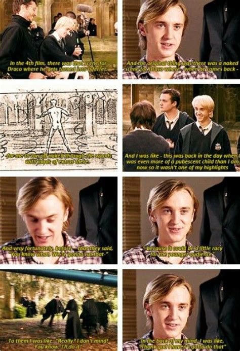 Tom Felton Naked How Could They Cut That Harry Potter Funny Harry