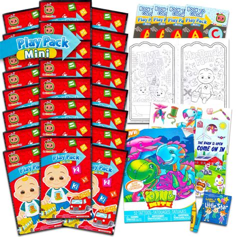 Buy Cocomelon Mini Party Favors Set For Kids Bundle With 24 Mini
