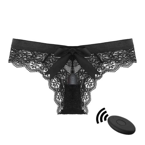 Lace Underwear Wireless Remote Vibrator Masturbator Powerful Panty Sex